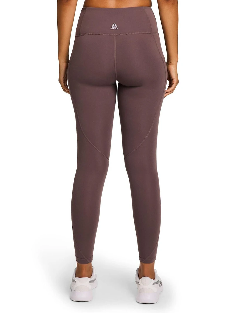 Reebok Women's Everyday Highrise 7/8 Legging With Pockets 25" Inseam, Sizes XS-2XL