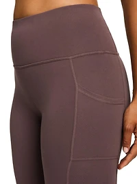 Reebok Women's Everyday Highrise 7/8 Legging With Pockets 25" Inseam, Sizes XS-2XL