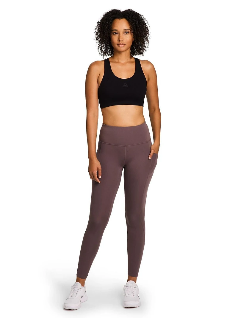 Reebok Women's Everyday Highrise 7/8 Legging With Pockets 25" Inseam, Sizes XS-2XL