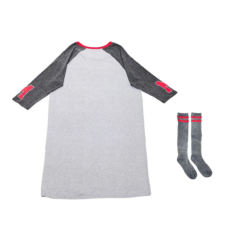 Ladies Disney Piece 5 More Minutes Sleepwear Top and Socks