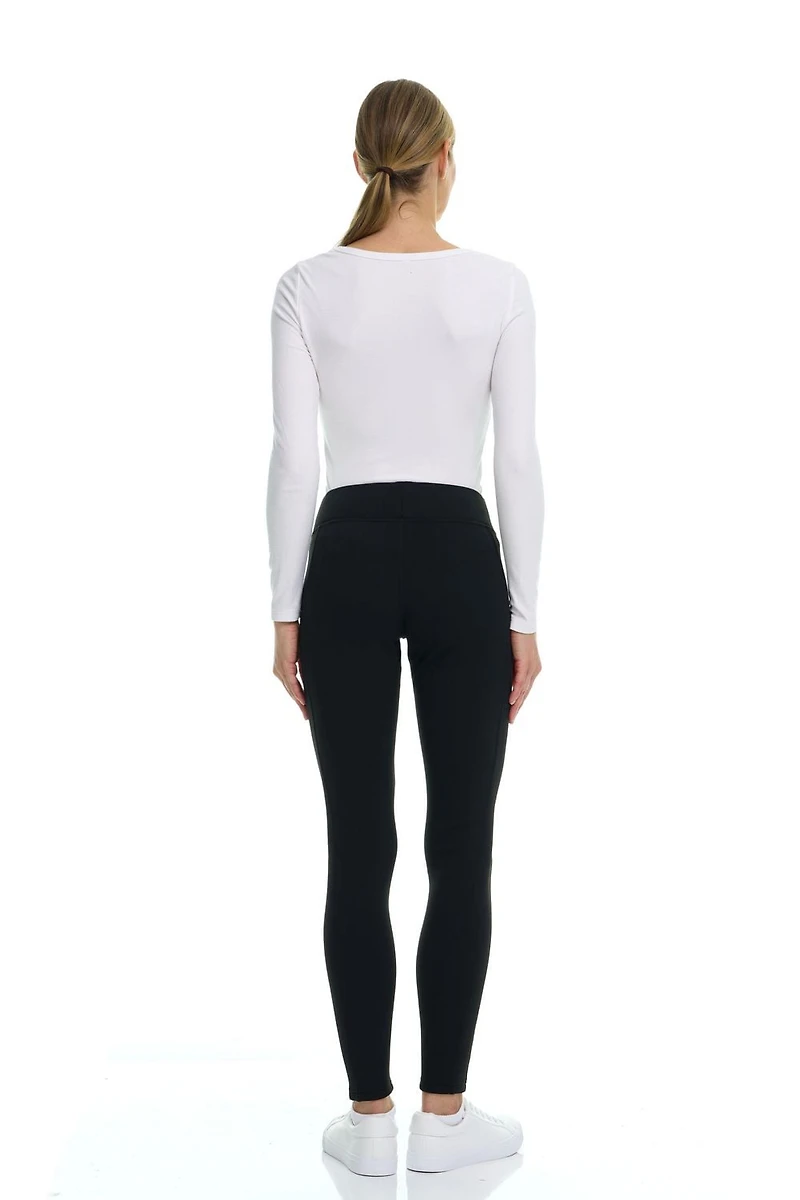 Tec-One Women's Plus Faux Fur Lined Legging