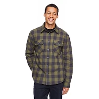 George Men's Flannel Shirt Jacket