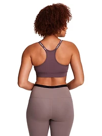 Reebok Women's Low Impact Favorite Racerback Sports Bra with Removable Cups, Sizes S-2XL
