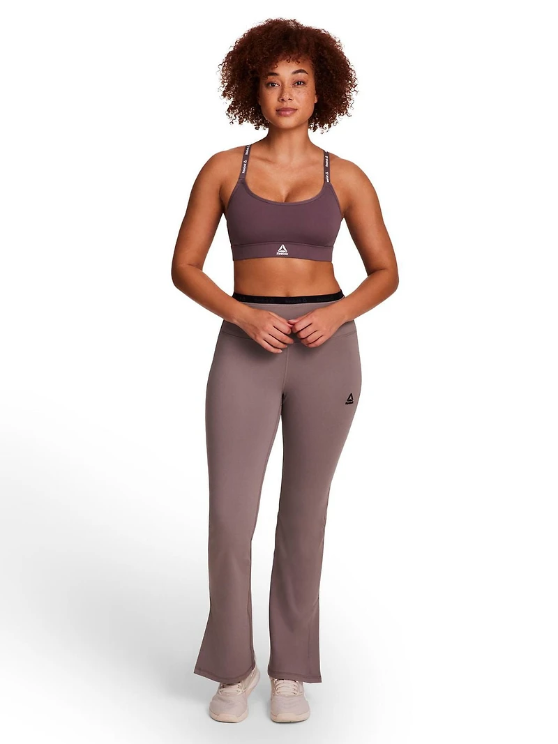 Reebok Women's Low Impact Favorite Racerback Sports Bra with Removable Cups, Sizes S-2XL