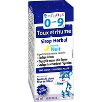 Kids 0-9 Cough & Cold Herbal Syrup Nighttime Formula