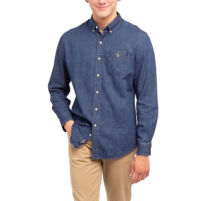 U.S. Polo Assn Chemise en jean pour homme