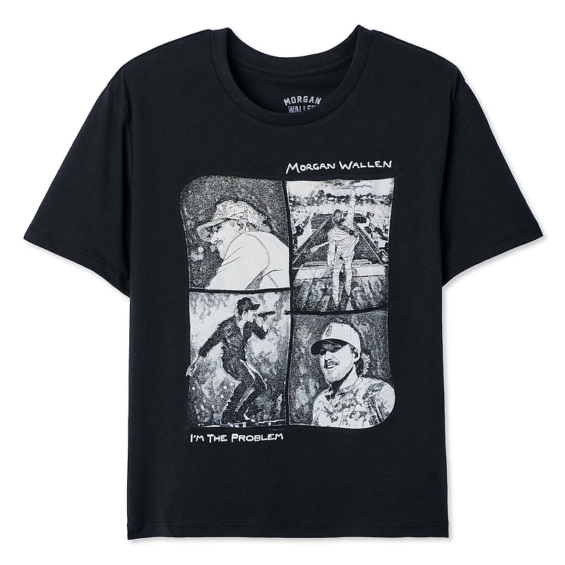 Morgan Wallen Girls' Short Sleeve Tee, Sizes XS-XL