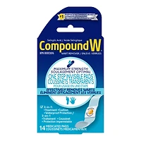 Compound W Maximum Strength One Step Invisible Pads