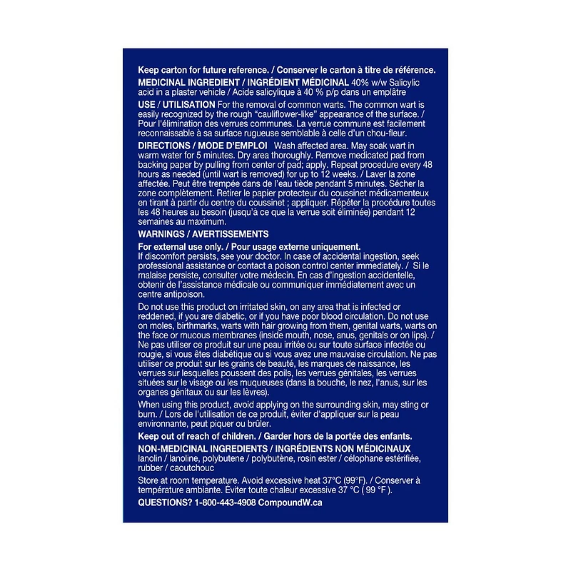 Compound W Maximum Strength One Step Invisible Pads