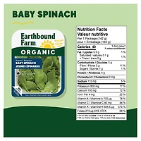 Organic Baby Spinach, 142g
