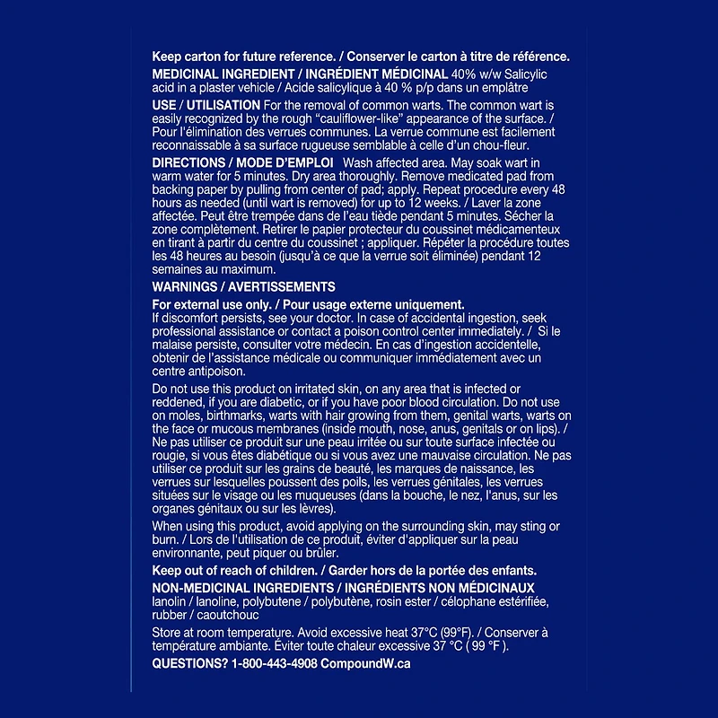 Compound W Maximum Strength One Step Invisible Pads