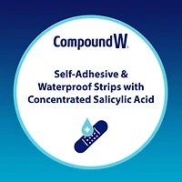 Tampons anti-verrues Compound W, One Step Pads - Acide salicylique