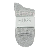 Femmes Chaussette quart décontractée HUGS en paq. De 2