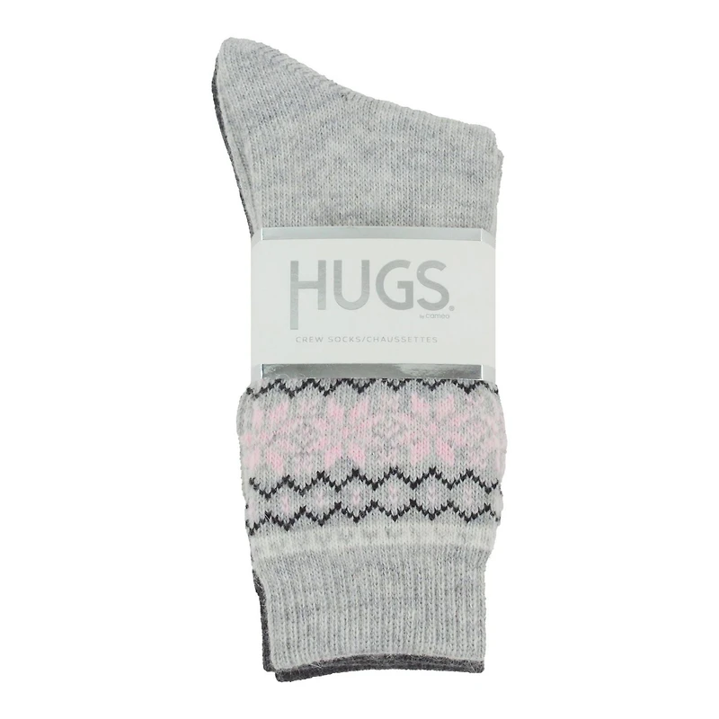 Women's HUGS 2-Pack Casual Crew Sock
