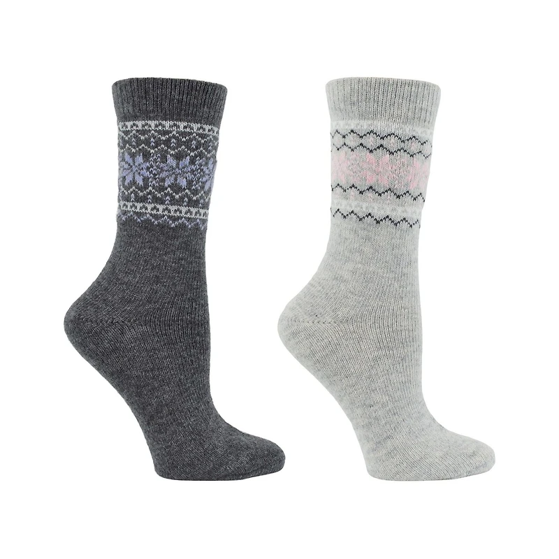 Women's HUGS 2-Pack Casual Crew Sock