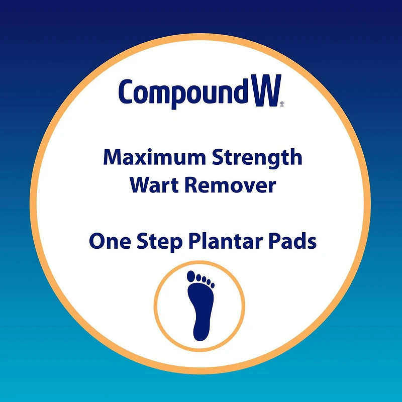 Compound W Maximum Strength One Step Plantar Foot Pads