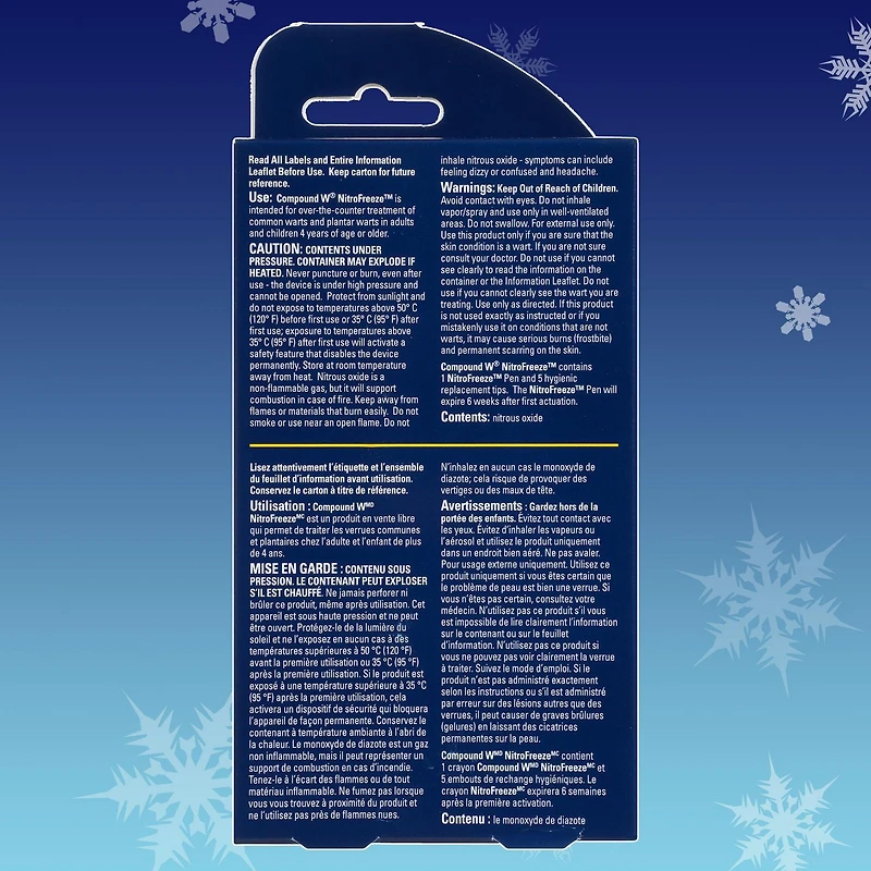 Compound W NitroFreeze, Safe and easy to use