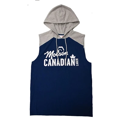 Molson Sweat à capuche sans manches pour homme
