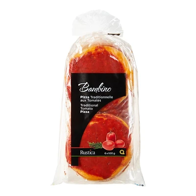Rustica Bambino Traditional Tomato Pizza, 6 x 100 g, 600 g