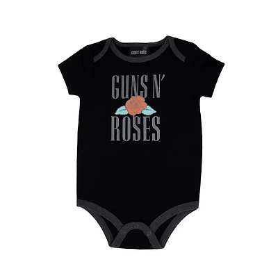 Guns N' Roses Short Sleeve Romper Suit for Infants