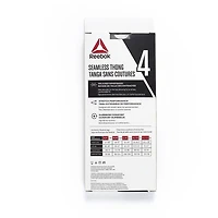 Paq. de 4 culottes tanga sans coutures Reebok pour dames Taille P.-TG.