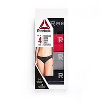 Reebok Ladies' 4 Pack Seamless Bikinis