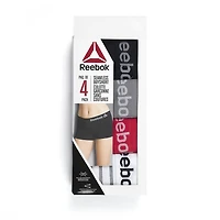 Reebok Ladies' 4 Pack Seamless Boyshorts