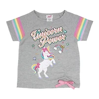 Jojo Siwa T-shirt raglan à manche courte pour filles