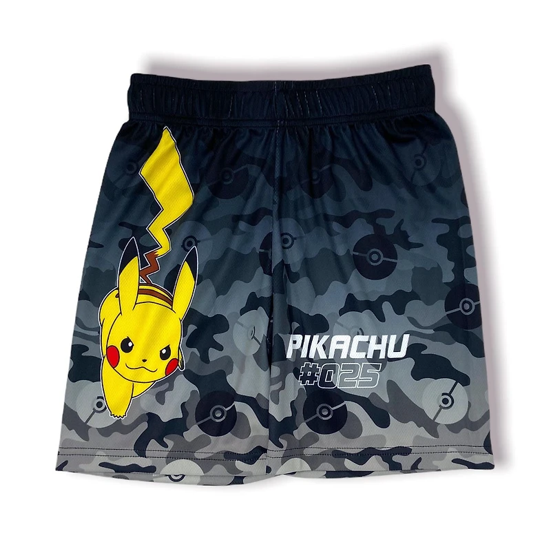 Pokemon Culottes courte imprimé en tissu à mailles