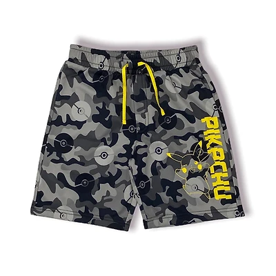 Pokemon Boys athletic shorts with draw string