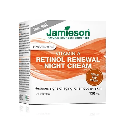 Jamieson Vitamine A Crème de Nuit Régénératrice Au Rétinol 120 ml