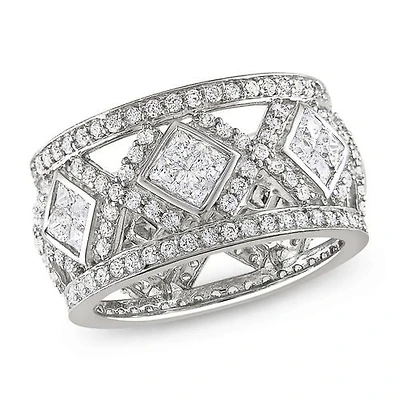 Miadora 5.38 Carat T.G.W. Cubic Zirconia Sterling Silver Fashion Ring
