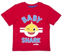 Baby Shark Boy's Toddler Short Sleeve T-Shirt