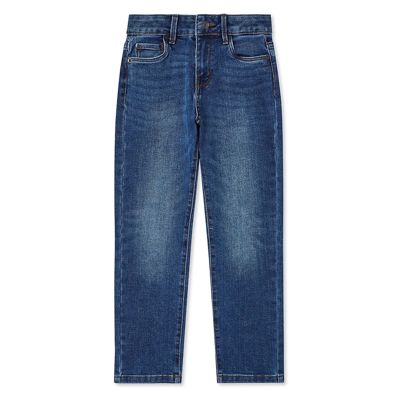 Pantalon de denim à jambe droite George pour filles Tailles 4-16