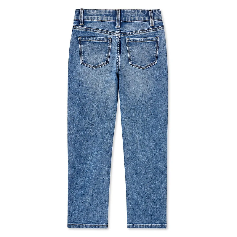 Pantalon de denim à jambe droite George pour filles Tailles 4-16