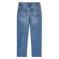 Pantalon de denim à jambe droite George pour filles Tailles 4-16