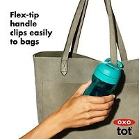 Oxo Tot Adventure Water Bottle - Opal - 12 ounces - 9 months +