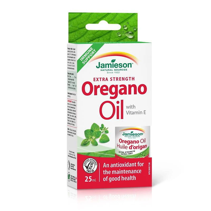 Jamieson Huile d’Origan Extra Forte avec Vitamine E 25 ml