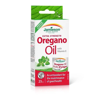 Jamieson Huile d’Origan Extra Forte avec Vitamine E 25 ml
