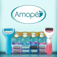 Râpe électrique pour les pieds Amopé Pedi Perfect Advanced, 1 Râpe Électrique Pour Les Pieds et 1 Rouleau À Très Gros Grains 1 pk