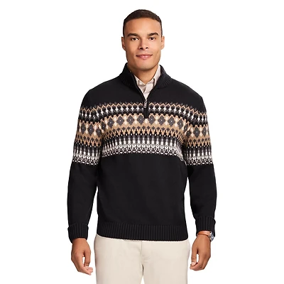 IZOD FAIRISLE ¼ ZIP