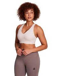 Soutien-gorge sport imprimé Strong Reebok avec bonnets amovibles pour femmes