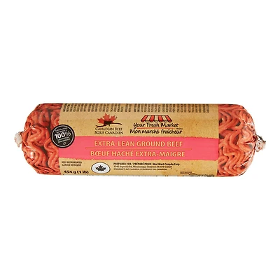 Extra Lean Ground Beef, Your Fresh Market, 454 g