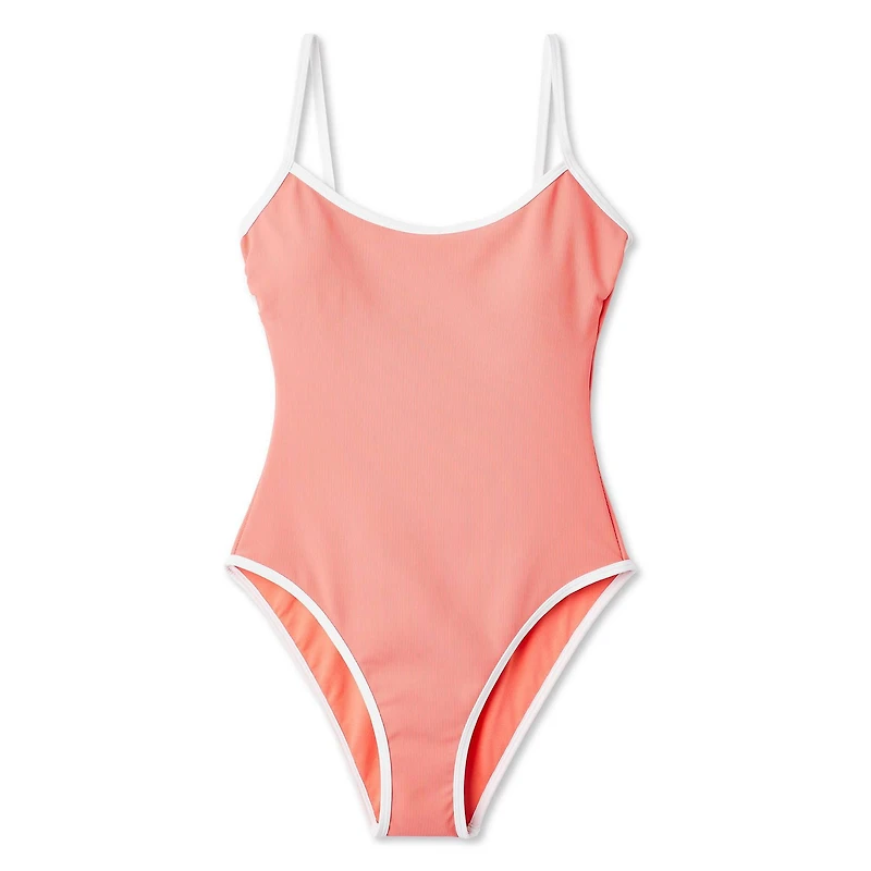 No Boundaries Women's Cami One Piece Swimsuit