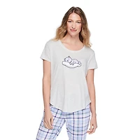 George Women's Scoop-Neck Sleep T-Shirt