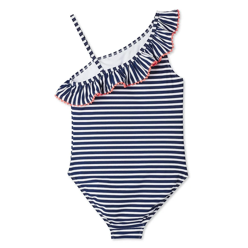 Maillot de bain 1 pièce avec empiècement à volants George pour filles