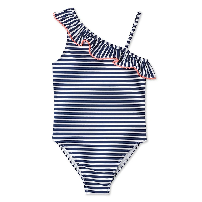 Maillot de bain 1 pièce avec empiècement à volants George pour filles