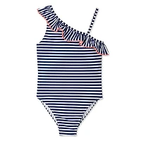 Maillot de bain 1 pièce avec empiècement à volants George pour filles