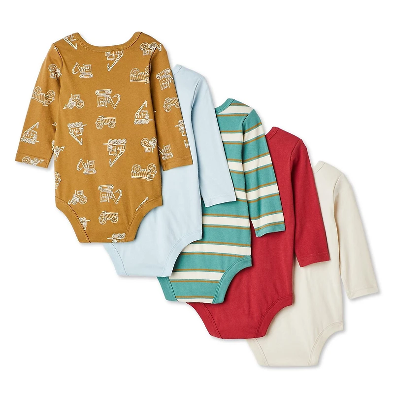 George Baby Boys' Bodysuit 5-Pack