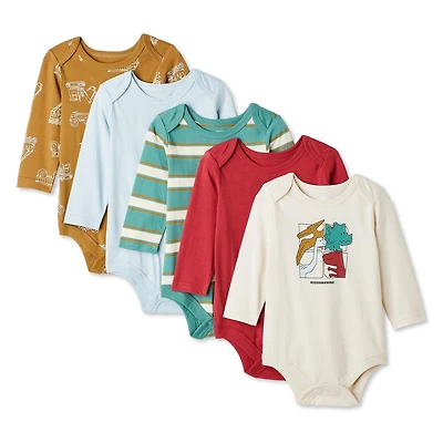 George Baby Boys' Bodysuit 5-Pack